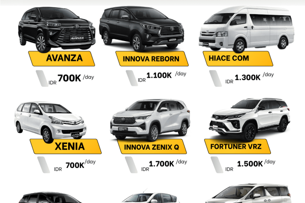 White and Yellow Modern Car Rental Price List Catalog Flyer (4)
